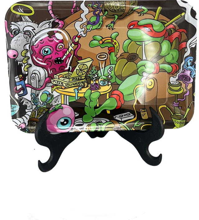 Bandeja Cómic Tortugas Ninja Estilo Dibujo Animado