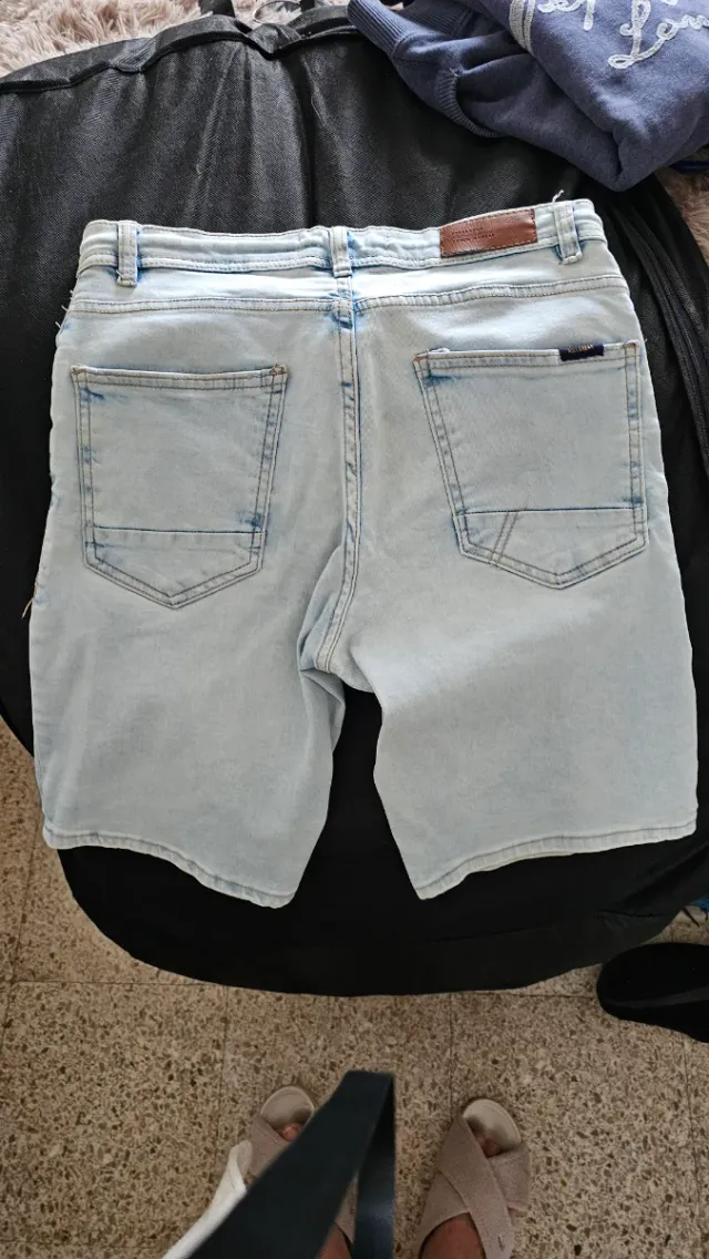 Pull&Bear Vaqueros Desgastados Azul Talla M