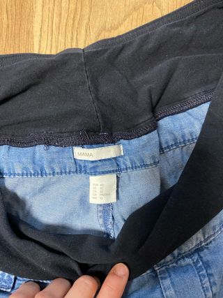 Conjunto premamá: shorts y falda