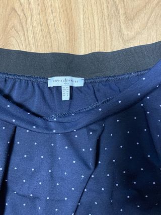 Conjunto premamá: shorts y falda