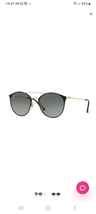 Gafas de sol mujer Ray-Ban negras y doradas