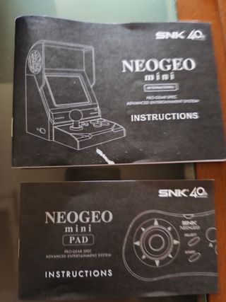 Neo Geo Mini + Mando Adicional (Sin Uso)