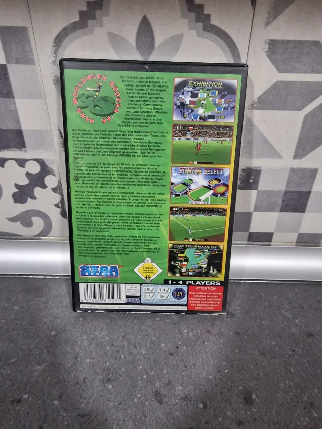 SEGA World Soccer '98 Club Edition Saturn