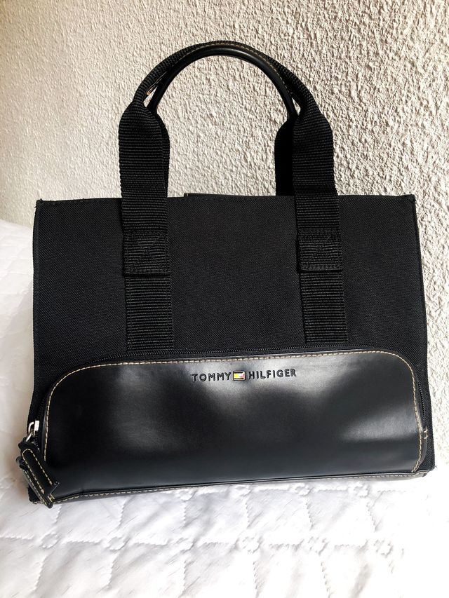 Bolso Tote Tommy Hilfiger Negro