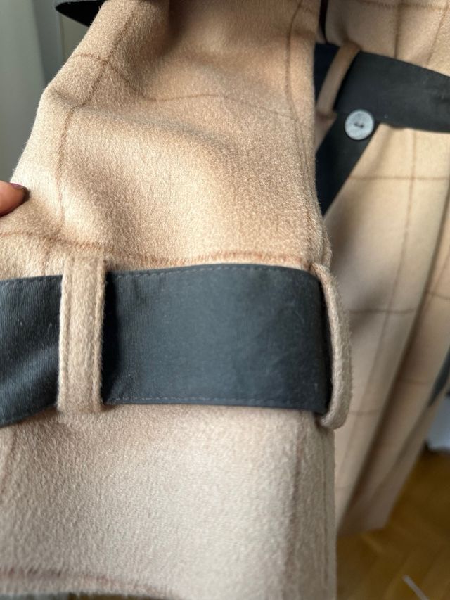 Exclusivo abrigo de alpaca de diseñador / Nuevo