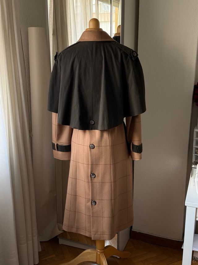 Exclusivo abrigo de alpaca de diseñador / Nuevo