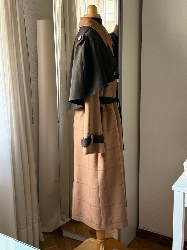 Exclusivo abrigo de alpaca de diseñador / Nuevo