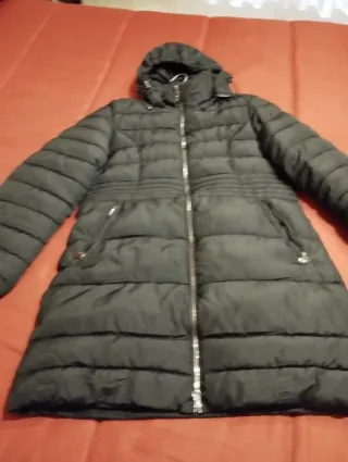 Giubbotto lungo donna nero