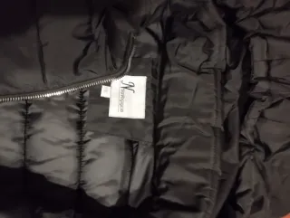 Giubbotto lungo donna nero