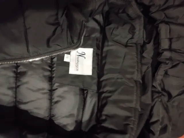 Giubbotto lungo donna nero