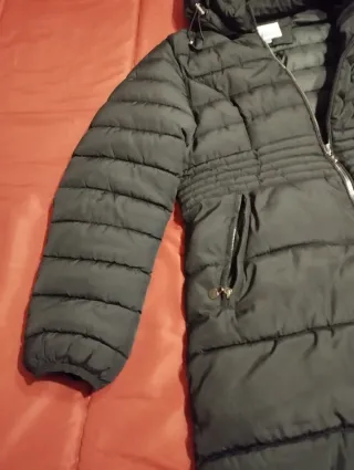 Giubbotto lungo donna nero