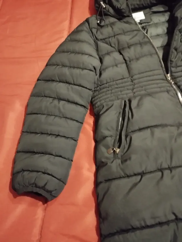 Giubbotto lungo donna nero