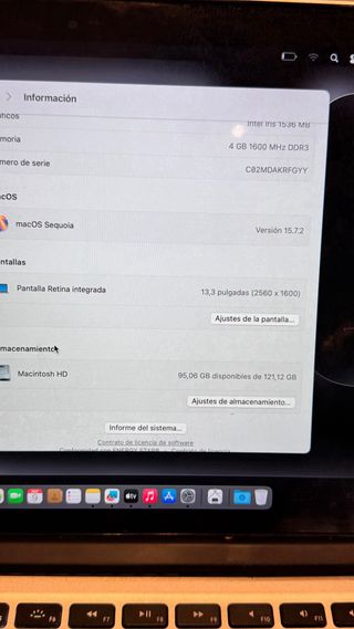 MacBook Pro 2013 Plata