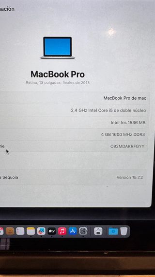 MacBook Pro 2013 Plata