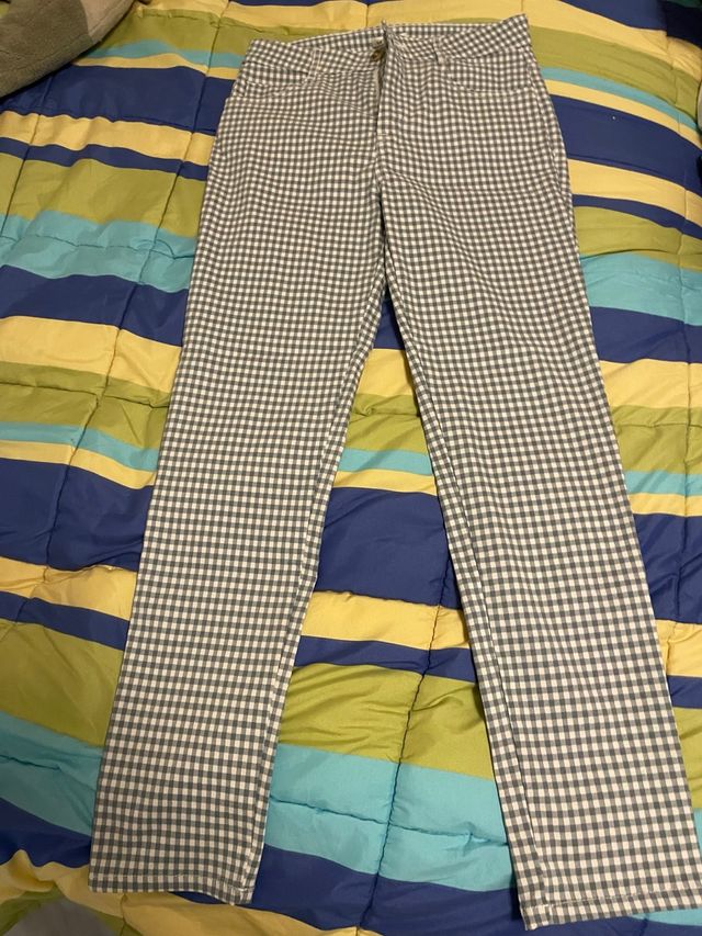 Pantalón cuadros chica Talla 36