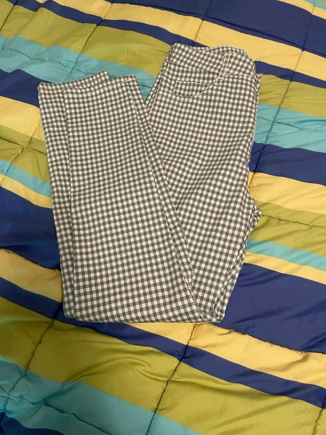 Pantalón cuadros chica Talla 36