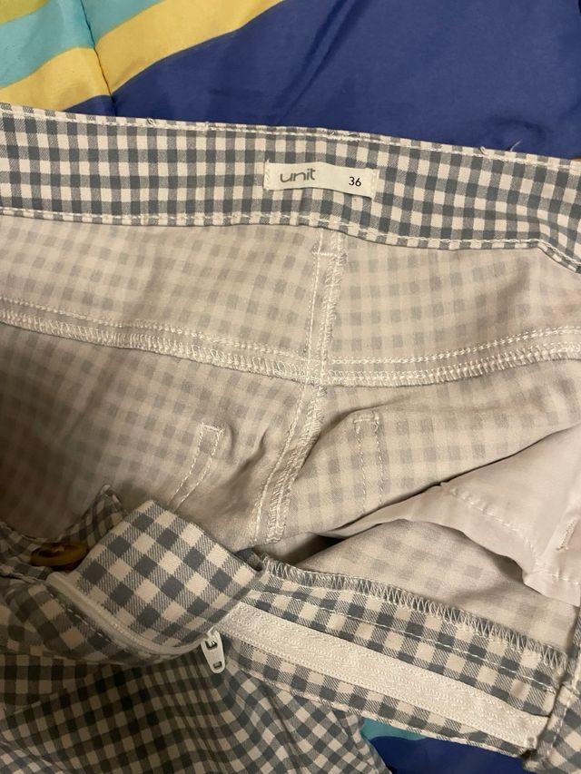 Pantalón cuadros chica Talla 36