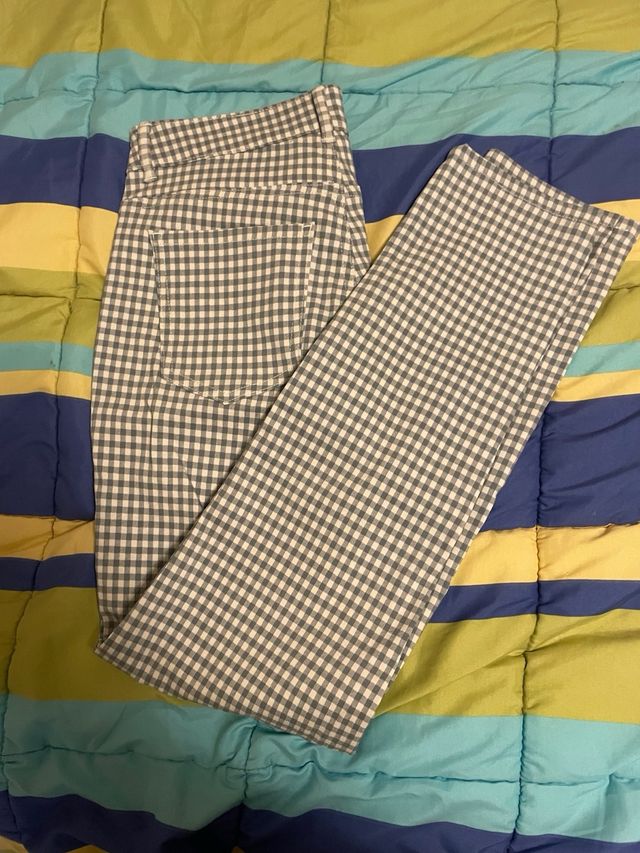 Pantalón cuadros chica Talla 36