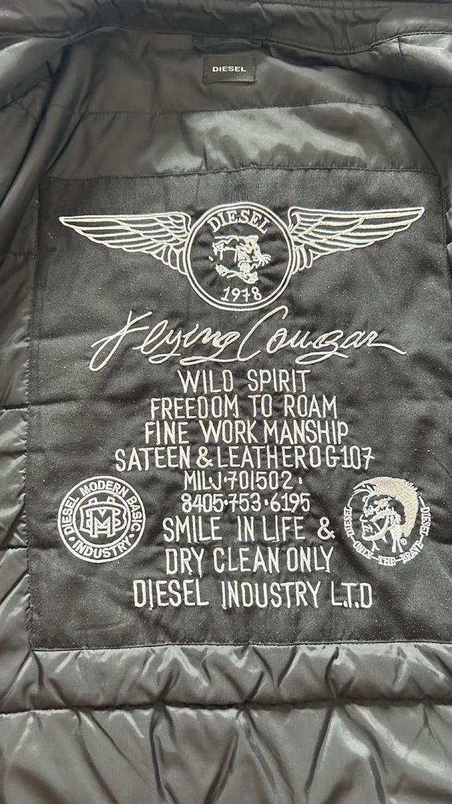 Cazadora Diesel Negra