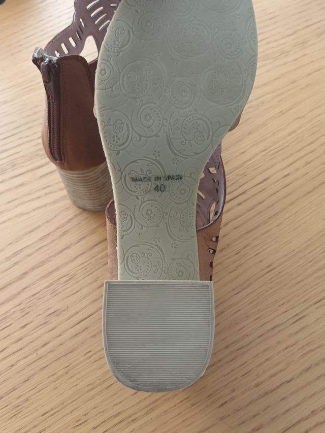 Sandalias Cayetano Giménez Piel Marrón