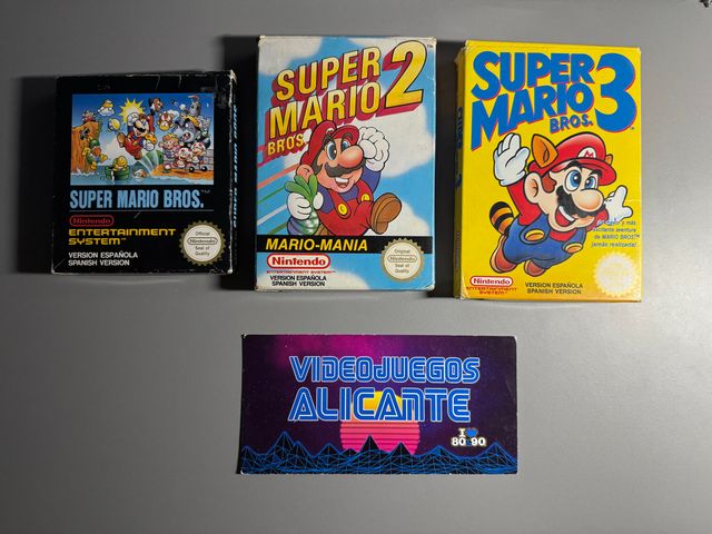 Super Mario Bros 1, 2 y 3 NES PAL B España