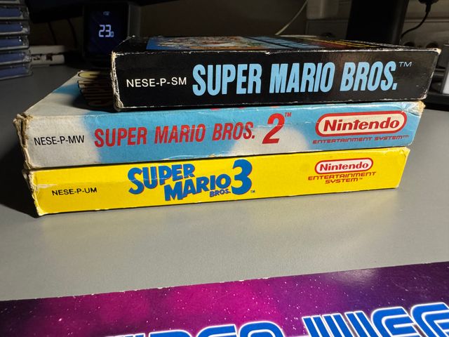 Super Mario Bros 1, 2 y 3 NES PAL B España