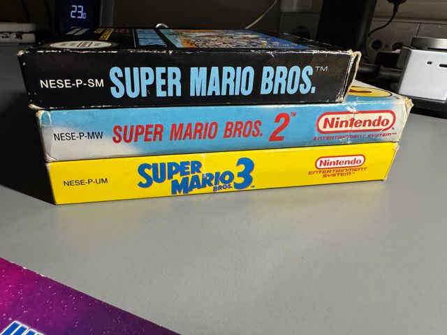 Super Mario Bros 1, 2 y 3 NES PAL B España
