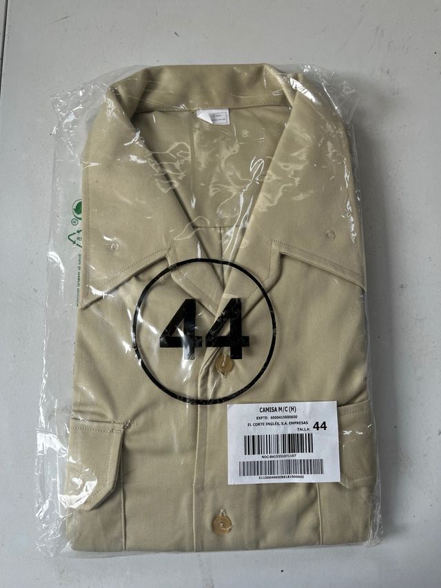 Camisa manga corta El Corte Inglés Talla 44