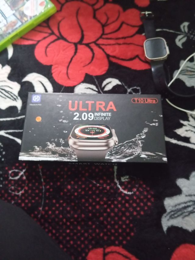 Reloj Inteligente Negro y Plateado