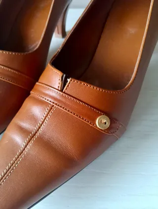 Zapatos mujer cuero marrón Talla 40