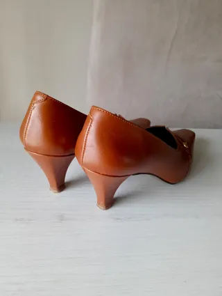 Zapatos mujer cuero marrón Talla 40