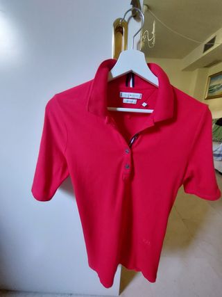 Polo Mujer Tommy Hilfiger Rojo