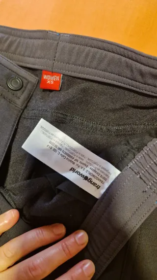 Pantalón Montaña Mujer Negro