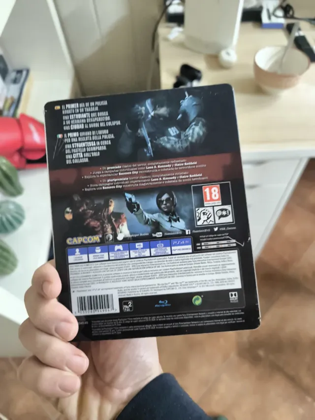 Funda Silpcover Resident Evil 2 PS4 rota