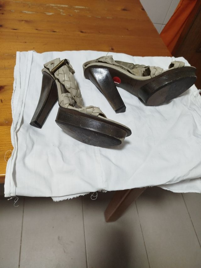 Sandalias Verano Beige Talla 40