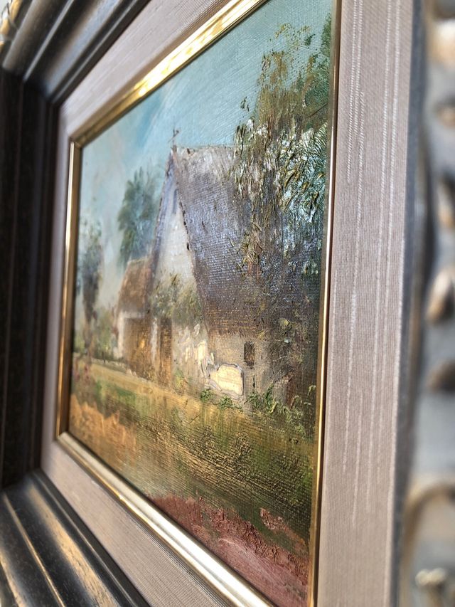 Pintura de barraca típica valenciana