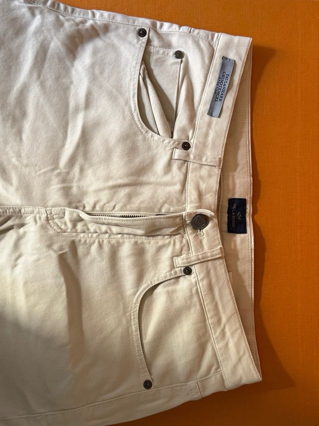 Pantalones beige Paul & Shark Talla 32x34