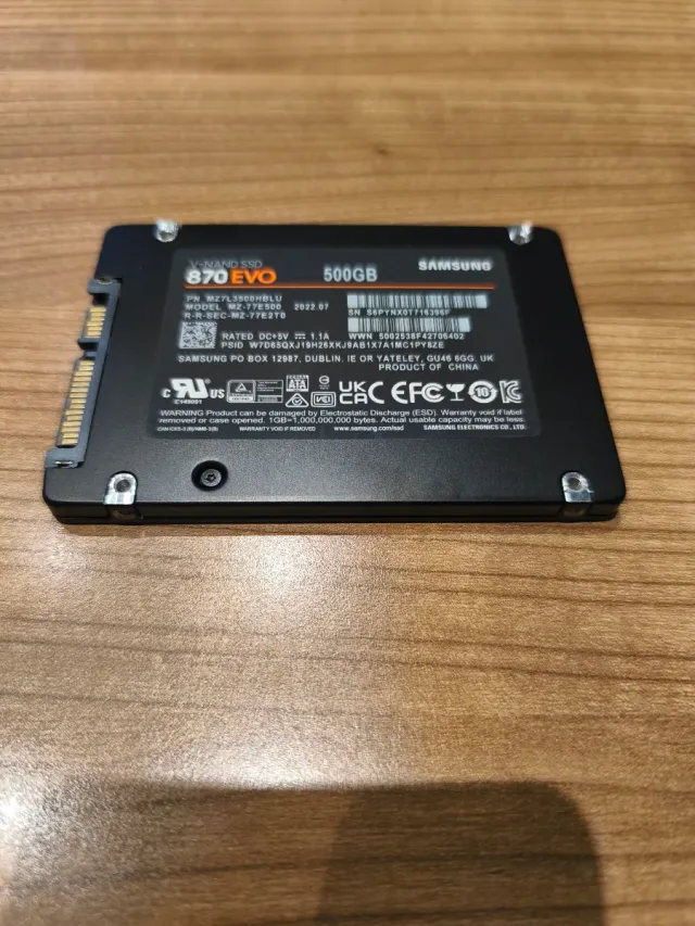 SSD Samsung 870 EVO 500GB SATA 2.5 Nuevo