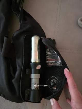 Chaleco airbag Hit-air negro