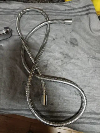 Grifo doble de bañera cromado