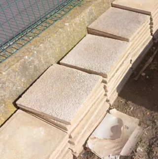 Plaqueta exterior de piedra natural