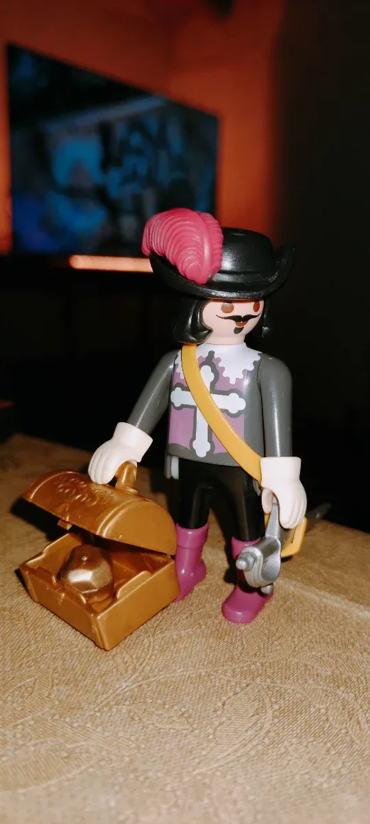 Playmobil Mosquetero con cofre
