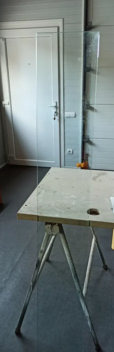 2 Estantes de vidrio transparente 8mm mueble casi 