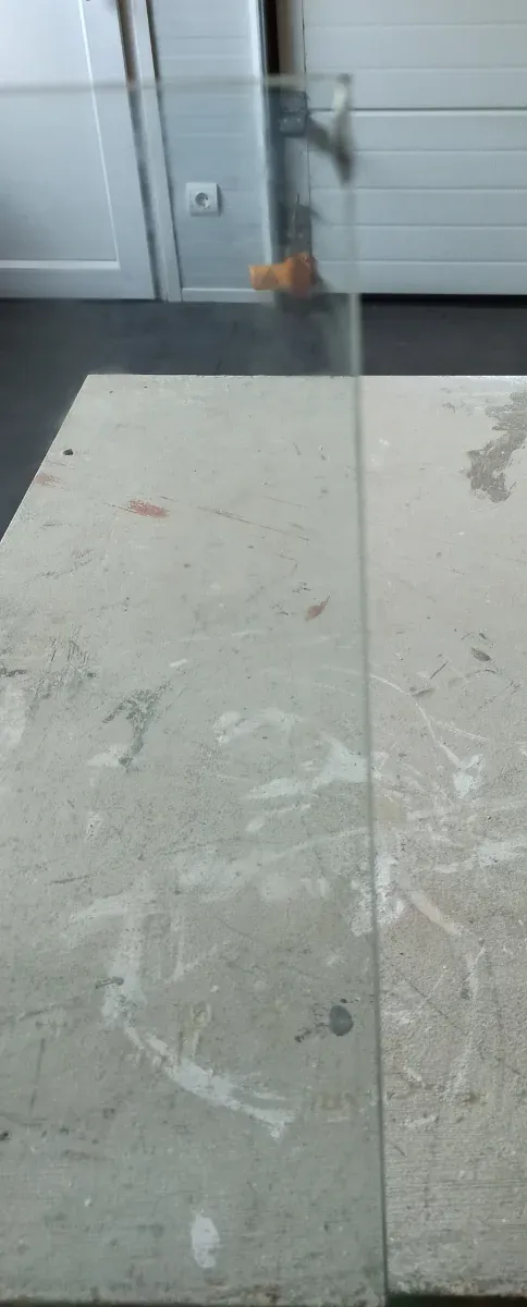 2 Estantes de vidrio transparente 8mm mueble casi 