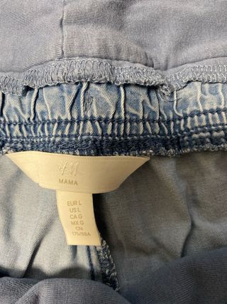 Pantalón premamá azul