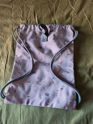 Mochila Little Dutch Cuerdas Estampada