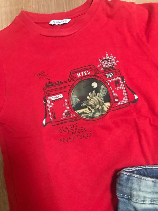 Conjunto 2 camisetas y Pantalón Corto Mayoral