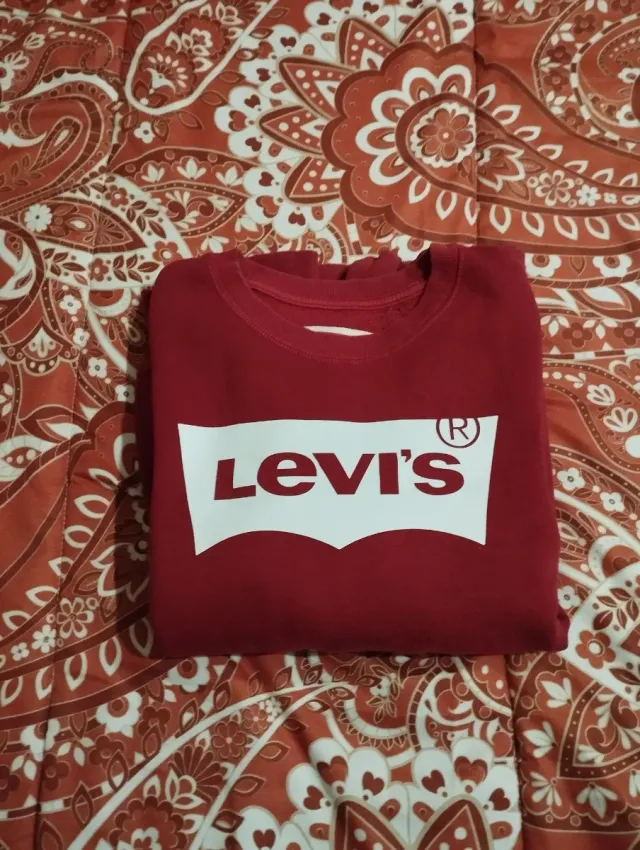 Felpa Levis ragazzo rossa