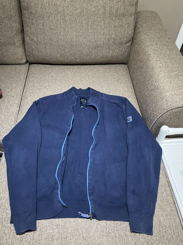 Chaqueta azul hombre