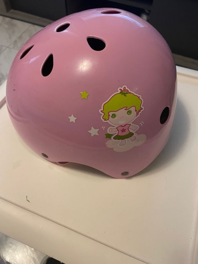 Casco infantil rosa Oxelo
